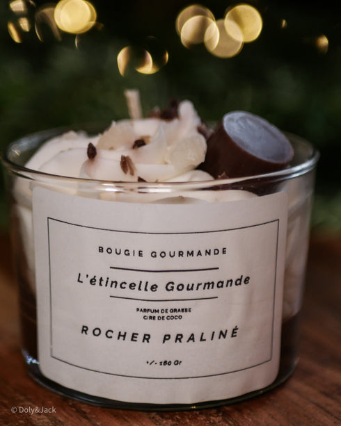 Bougie Rocher Praliné